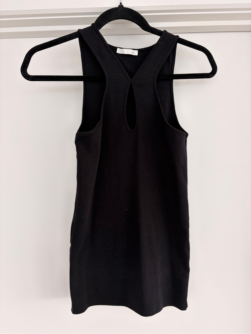 Zara Cindy x Kaia Collection Halter Neck top Black